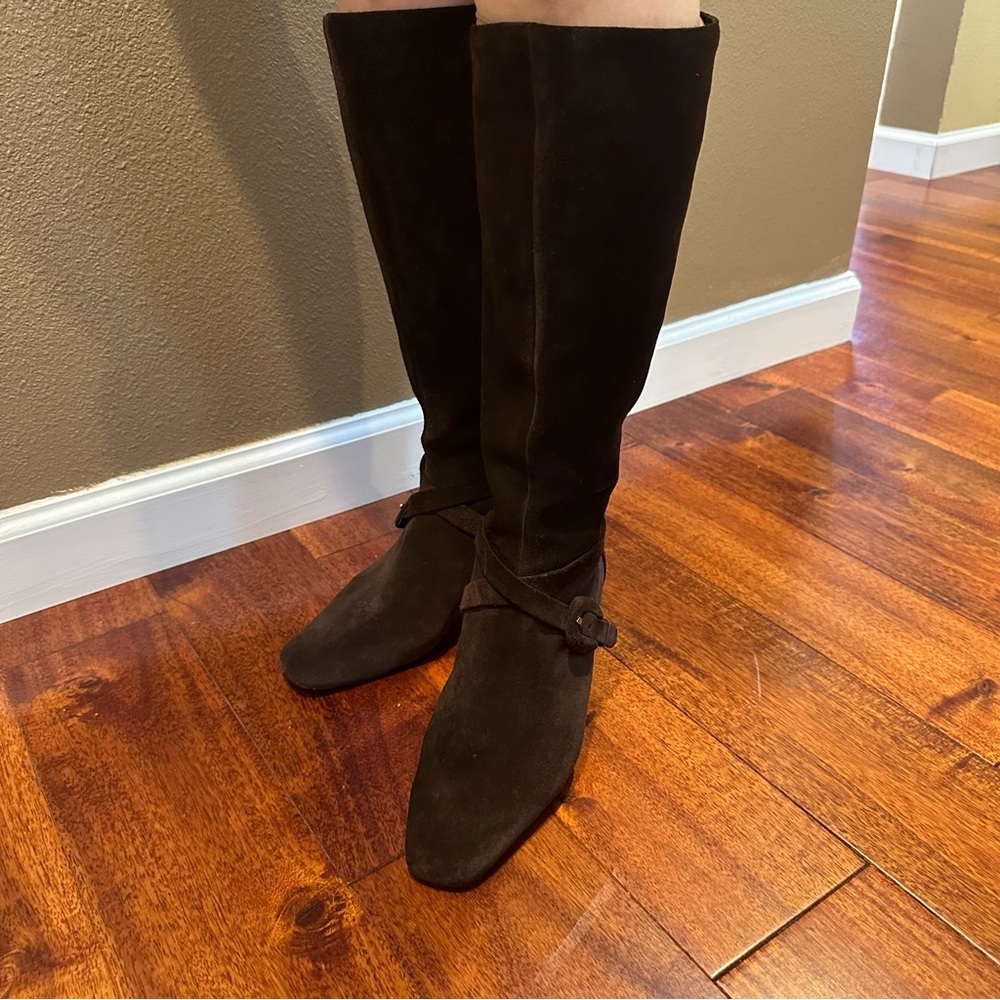 Suede Heeled Boots